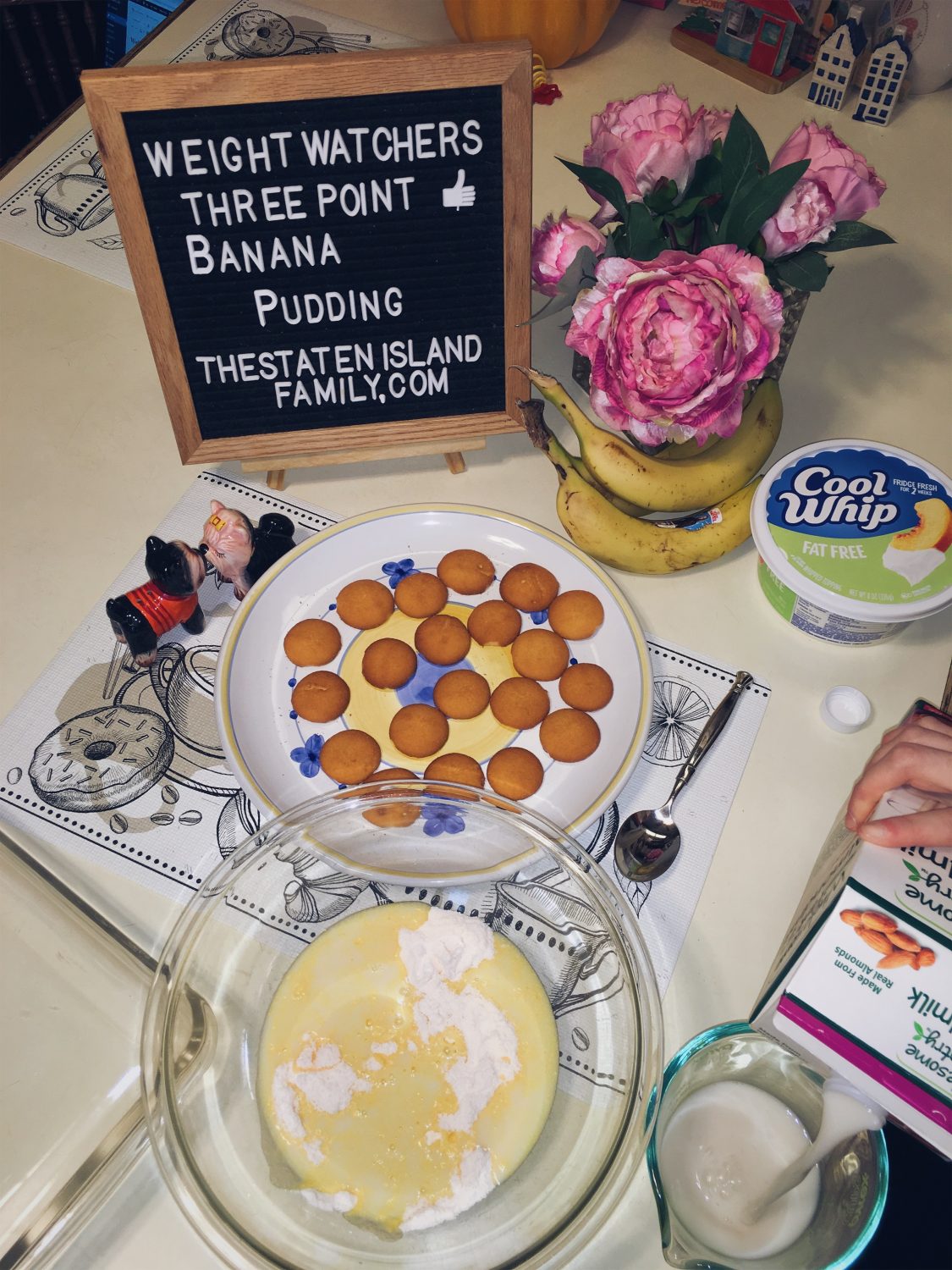 Weight Watchers Banana Pudding - just three points per serving