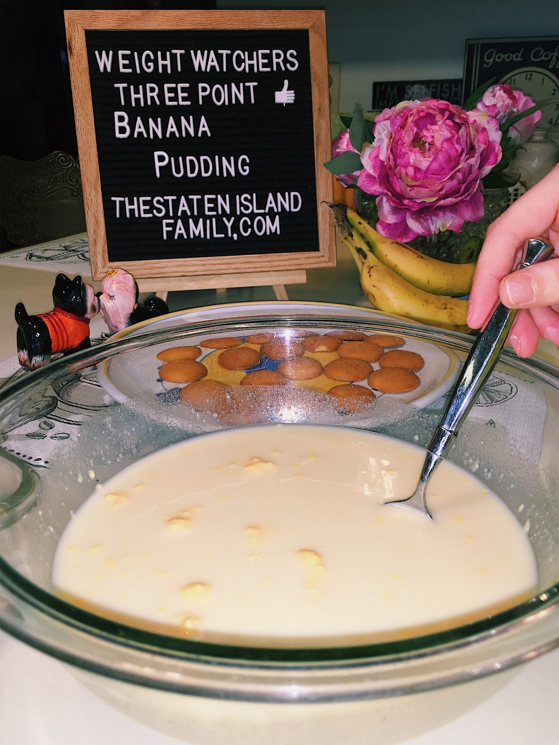 Weight Watchers Banana Pudding - just three points per serving