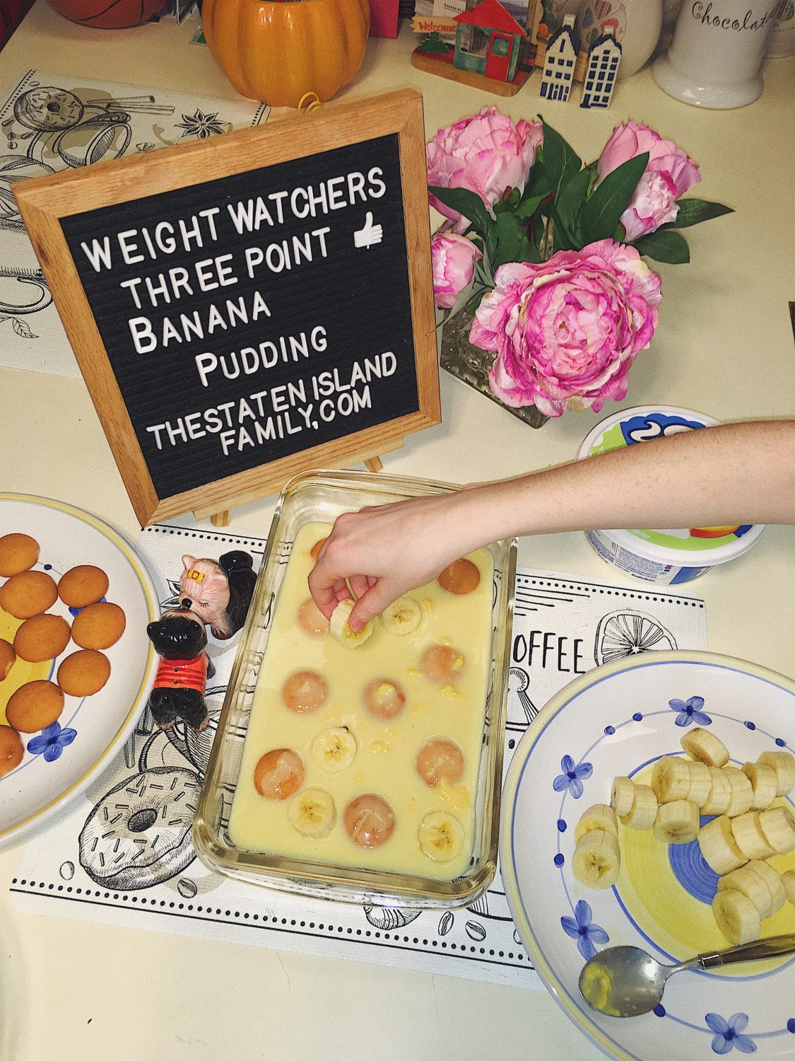 Weight Watchers Banana Pudding - just three points per serving