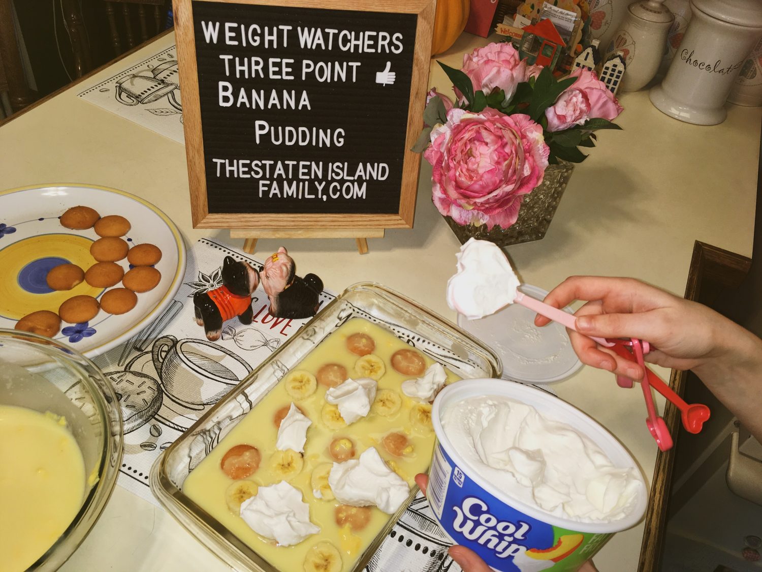 Weight Watchers Banana Pudding - just three points per serving