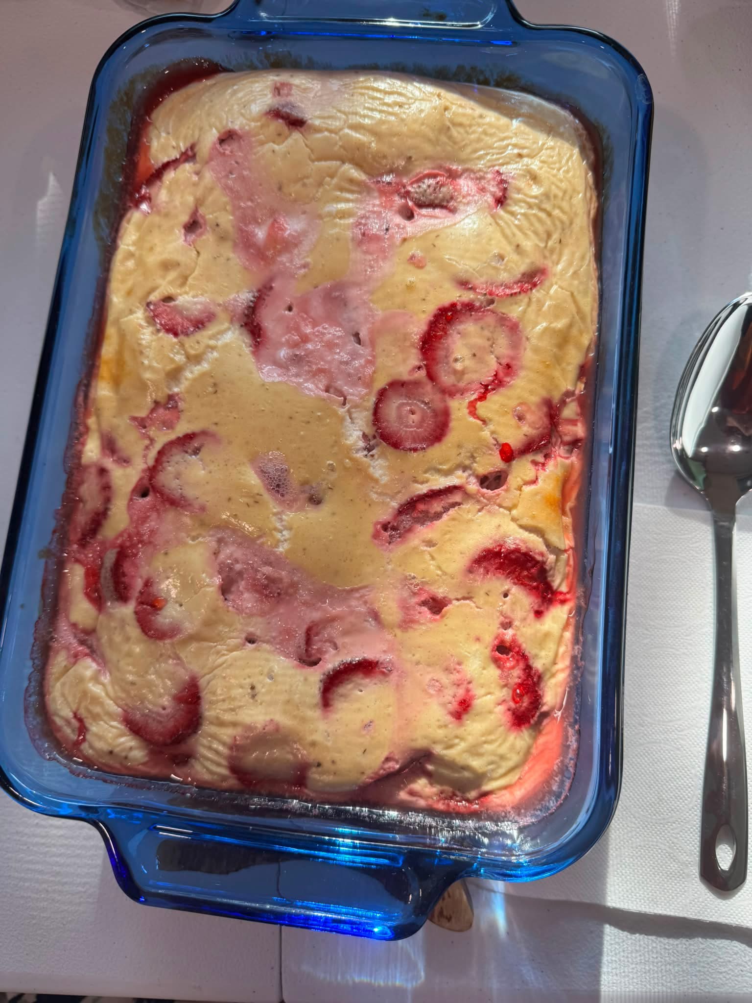 Strawberry Breakfast Custard
